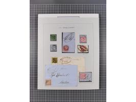 AACH bis ZELL, große Stempelsammlung von Vorphilatelie bis Nachverwendungen in 15 Schubern, mit über 900 Belegen und vielen l