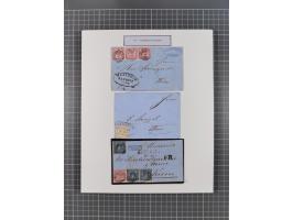 AACH bis ZELL, große Stempelsammlung von Vorphilatelie bis Nachverwendungen in 15 Schubern, mit über 900 Belegen und vielen l