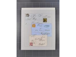 AACH bis ZELL, große Stempelsammlung von Vorphilatelie bis Nachverwendungen in 15 Schubern, mit über 900 Belegen und vielen l