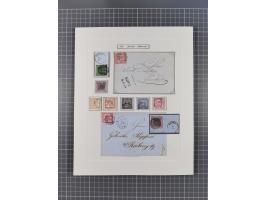 AACH bis ZELL, große Stempelsammlung von Vorphilatelie bis Nachverwendungen in 15 Schubern, mit über 900 Belegen und vielen l