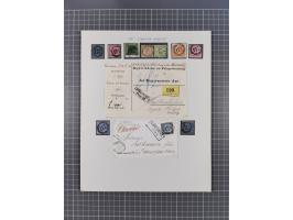 AACH bis ZELL, große Stempelsammlung von Vorphilatelie bis Nachverwendungen in 15 Schubern, mit über 900 Belegen und vielen l