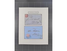 AACH bis ZELL, große Stempelsammlung von Vorphilatelie bis Nachverwendungen in 15 Schubern, mit über 900 Belegen und vielen l