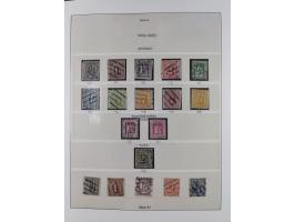 1849/1920, Baden bis Württemberg, meist gestempelte Sammlung mit besseren Werten und Ausgaben, ab Baden Mi.-Nr. 1a sign. Drah