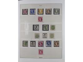 1849/1920, Baden bis Württemberg, meist gestempelte Sammlung mit besseren Werten und Ausgaben, ab Baden Mi.-Nr. 1a sign. Drah