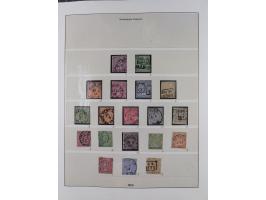 1849/1920, Baden bis Württemberg, meist gestempelte Sammlung mit besseren Werten und Ausgaben, ab Baden Mi.-Nr. 1a sign. Drah