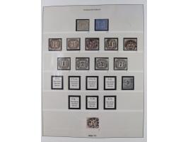 1849/1920, Baden bis Württemberg, meist gestempelte Sammlung mit besseren Werten und Ausgaben, ab Baden Mi.-Nr. 1a sign. Drah