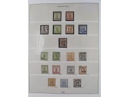 1849/1920, Baden bis Württemberg, meist gestempelte Sammlung mit besseren Werten und Ausgaben, ab Baden Mi.-Nr. 1a sign. Drah