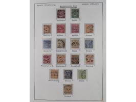 1849/1920, Baden bis Württemberg, meist gestempelte Sammlung mit besseren Werten und Ausgaben, ab Baden Mi.-Nr. 1a sign. Drah