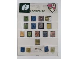 1849/1920, Baden bis Württemberg, meist gestempelte Sammlung mit besseren Werten und Ausgaben, ab Baden Mi.-Nr. 1a sign. Drah