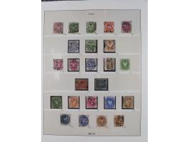 1849/1920, Baden bis Württemberg, meist gestempelte Sammlung mit besseren Werten und Ausgaben, ab Baden Mi.-Nr. 1a sign. Drah