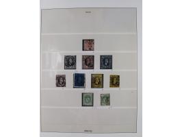 1849/1920, Baden bis Württemberg, meist gestempelte Sammlung mit besseren Werten und Ausgaben, ab Baden Mi.-Nr. 1a sign. Drah