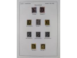 1849/1920, Baden bis Württemberg, meist gestempelte Sammlung mit besseren Werten und Ausgaben, ab Baden Mi.-Nr. 1a sign. Drah