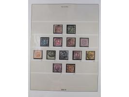 1849/1920, Baden bis Württemberg, meist gestempelte Sammlung mit besseren Werten und Ausgaben, ab Baden Mi.-Nr. 1a sign. Drah