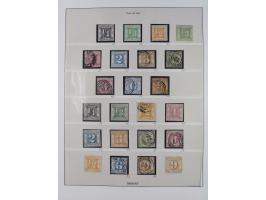 1849/1920, Baden bis Württemberg, meist gestempelte Sammlung mit besseren Werten und Ausgaben, ab Baden Mi.-Nr. 1a sign. Drah