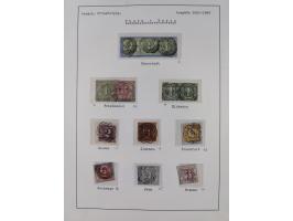 1849/1920, Baden bis Württemberg, meist gestempelte Sammlung mit besseren Werten und Ausgaben, ab Baden Mi.-Nr. 1a sign. Drah