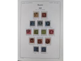 1849/1920, Baden bis Württemberg, meist gestempelte Sammlung mit besseren Werten und Ausgaben, ab Baden Mi.-Nr. 1a sign. Drah