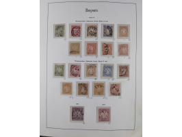 1849/1920, Baden bis Württemberg, meist gestempelte Sammlung mit besseren Werten und Ausgaben, ab Baden Mi.-Nr. 1a sign. Drah