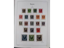 1849/1920, Baden bis Württemberg, meist gestempelte Sammlung mit besseren Werten und Ausgaben, ab Baden Mi.-Nr. 1a sign. Drah