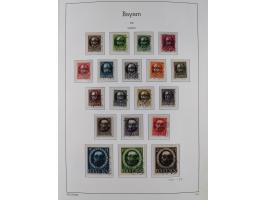 1849/1920, Baden bis Württemberg, meist gestempelte Sammlung mit besseren Werten und Ausgaben, ab Baden Mi.-Nr. 1a sign. Drah