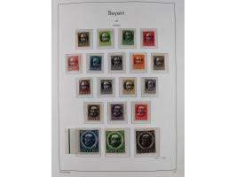 1849/1920, Baden bis Württemberg, meist gestempelte Sammlung mit besseren Werten und Ausgaben, ab Baden Mi.-Nr. 1a sign. Drah