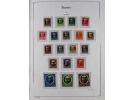 1849/1920, Baden bis Württemberg, meist gestempelte Sammlung mit besseren Werten und Ausgaben, ab Baden Mi.-Nr. 1a sign. Drah