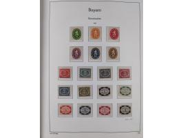 1849/1920, Baden bis Württemberg, meist gestempelte Sammlung mit besseren Werten und Ausgaben, ab Baden Mi.-Nr. 1a sign. Drah