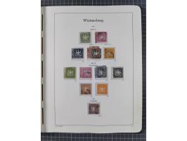 1849/1920, Baden bis Württemberg, meist gestempelte Sammlung mit besseren Werten und Ausgaben, ab Baden Mi.-Nr. 1a sign. Drah