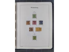 1849/1920, Baden bis Württemberg, meist gestempelte Sammlung mit besseren Werten und Ausgaben, ab Baden Mi.-Nr. 1a sign. Drah