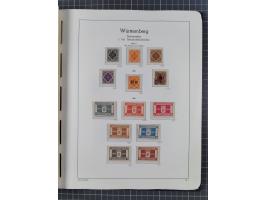 1849/1920, Baden bis Württemberg, meist gestempelte Sammlung mit besseren Werten und Ausgaben, ab Baden Mi.-Nr. 1a sign. Drah