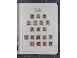 1849/1920, Baden bis Württemberg, meist gestempelte Sammlung mit besseren Werten und Ausgaben, ab Baden Mi.-Nr. 1a sign. Drah