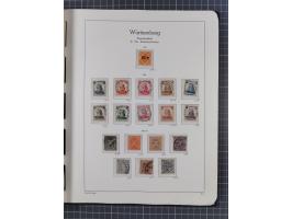 1849/1920, Baden bis Württemberg, meist gestempelte Sammlung mit besseren Werten und Ausgaben, ab Baden Mi.-Nr. 1a sign. Drah