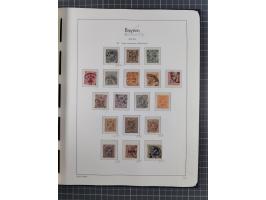 1849/1920, Baden bis Württemberg, meist gestempelte Sammlung mit besseren Werten und Ausgaben, ab Baden Mi.-Nr. 1a sign. Drah