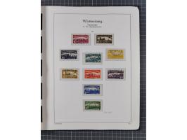 1849/1920, Baden bis Württemberg, meist gestempelte Sammlung mit besseren Werten und Ausgaben, ab Baden Mi.-Nr. 1a sign. Drah