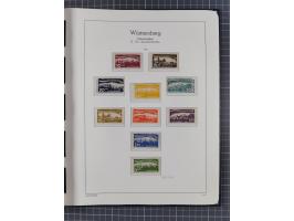 1849/1920, Baden bis Württemberg, meist gestempelte Sammlung mit besseren Werten und Ausgaben, ab Baden Mi.-Nr. 1a sign. Drah