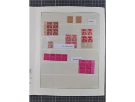 1945/46, meist postfrische Sammlung mit vielen Besonderheiten, dabei einseitig ungezähnte und ungezähnte Werte, Farben und Dr