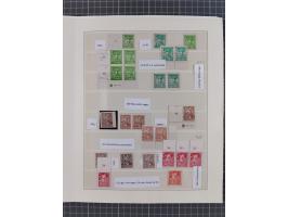 1945/46, meist postfrische Sammlung mit vielen Besonderheiten, dabei einseitig ungezähnte und ungezähnte Werte, Farben und Dr