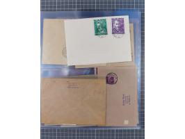 1945/46, meist postfrische Sammlung mit vielen Besonderheiten, dabei einseitig ungezähnte und ungezähnte Werte, Farben und Dr