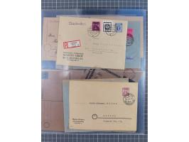 1945/46, meist postfrische Sammlung mit vielen Besonderheiten, dabei einseitig ungezähnte und ungezähnte Werte, Farben und Dr