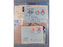 1945/46, meist postfrische Sammlung mit vielen Besonderheiten, dabei einseitig ungezähnte und ungezähnte Werte, Farben und Dr