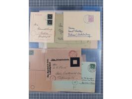 1945/46, meist postfrische Sammlung mit vielen Besonderheiten, dabei einseitig ungezähnte und ungezähnte Werte, Farben und Dr