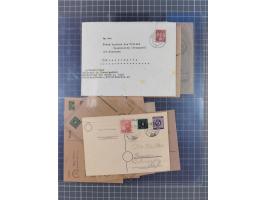 1945/46, meist postfrische Sammlung mit vielen Besonderheiten, dabei einseitig ungezähnte und ungezähnte Werte, Farben und Dr