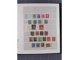 1945/49, fast ausschließlich postfrische, in den Hauptnummern komplette Sammlung inkl. Allgemeine Ausgaben, dabei u.a. Mi.-Nr