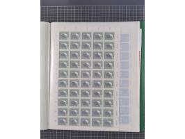 1946/63, 32 meist postfrische Bogen, dabei Allii. Besetzung Mi.-Nr. &nbsp;911 DZ F und 918 DZ F, sowie DDR