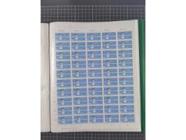 1946/63, 32 meist postfrische Bogen, dabei Allii. Besetzung Mi.-Nr. &nbsp;911 DZ F und 918 DZ F, sowie DDR