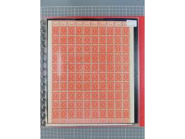 1946/63, 32 meist postfrische Bogen, dabei Allii. Besetzung Mi.-Nr. &nbsp;911 DZ F und 918 DZ F, sowie DDR