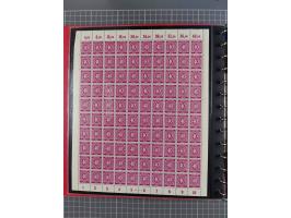 1946/63, 32 meist postfrische Bogen, dabei Allii. Besetzung Mi.-Nr. &nbsp;911 DZ F und 918 DZ F, sowie DDR