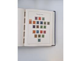 1872/1945, anfangs meist ungebrauchte, später postfrische, in den Hauptnummern fast komplette und teils überkomplette Sammlun