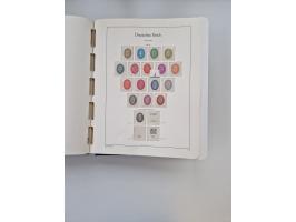 1872/1945, anfangs meist ungebrauchte, später postfrische, in den Hauptnummern fast komplette und teils überkomplette Sammlun