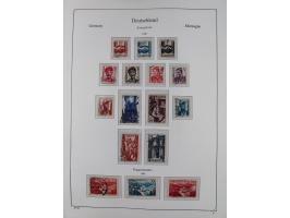 1947/59, in den Hauptnummern postfrische und winzig ungebrauchte komplette, sowie auch bis u.a. auf Urdruck- und Bl. 1-2 komp