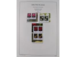 1951/2020, je postfrische und gestempelte Sammlung “waagerechte Paare”, dabei u.a. Posthornsatz postfrisch (20 Pfg. kleine gu